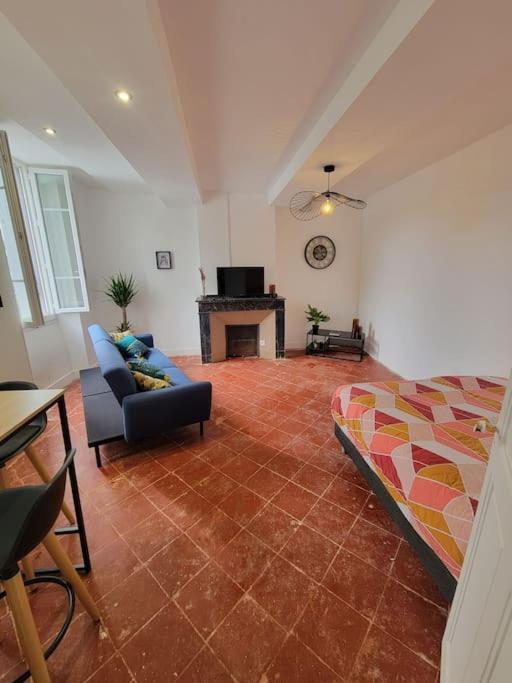 Appartement De Charme Avec Tomettes Et Parquet Graulhet Eksteriør bilde